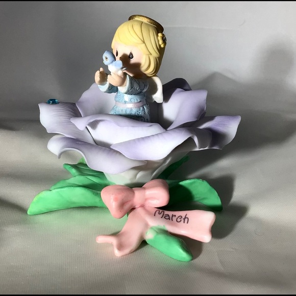 PRECIOUS MOMENTS March Flower 2001 perfect - Picture 5 of 15